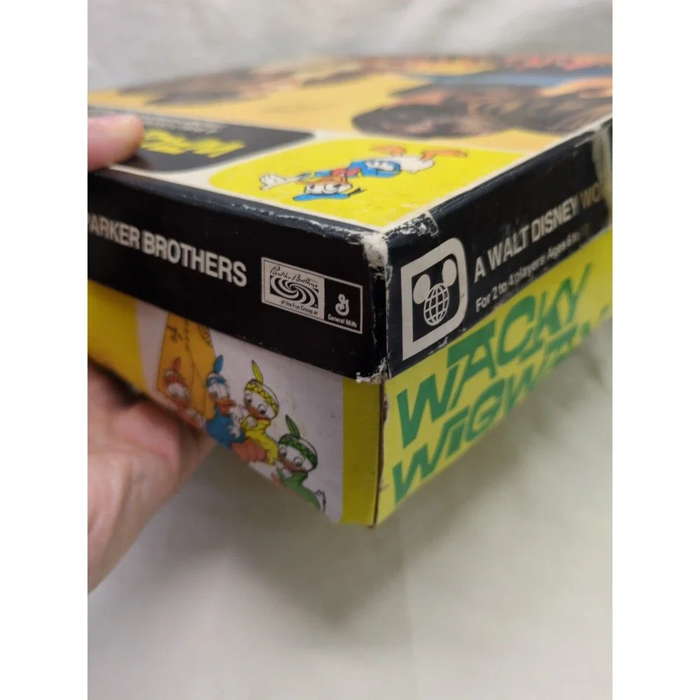1970s Donald Duck Wacky Wigwam Parker Brothers Board Game